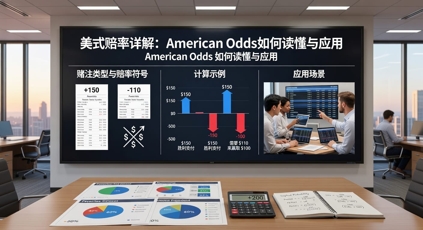 美式赔率 american odds 解析与换算方法