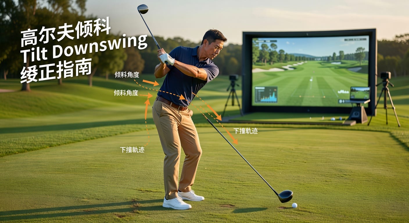 倾斜 tilt downswing 高尔夫下杆倾斜与发力分析